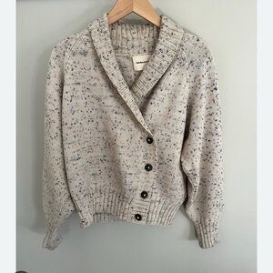 Vguc size S misha and puff iris confetti saltwater cardigan